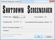 Shutdown Screensaver screenshot